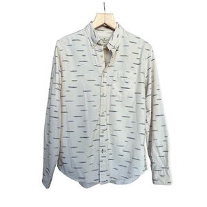 American Eagle Men’s Seriously Soft Classic Fit Southwest Button Front, Medium